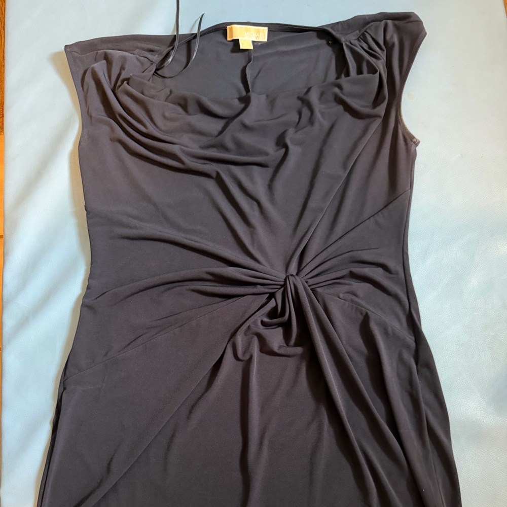 Michael Kors Dark Blue Asymmetrical Dress